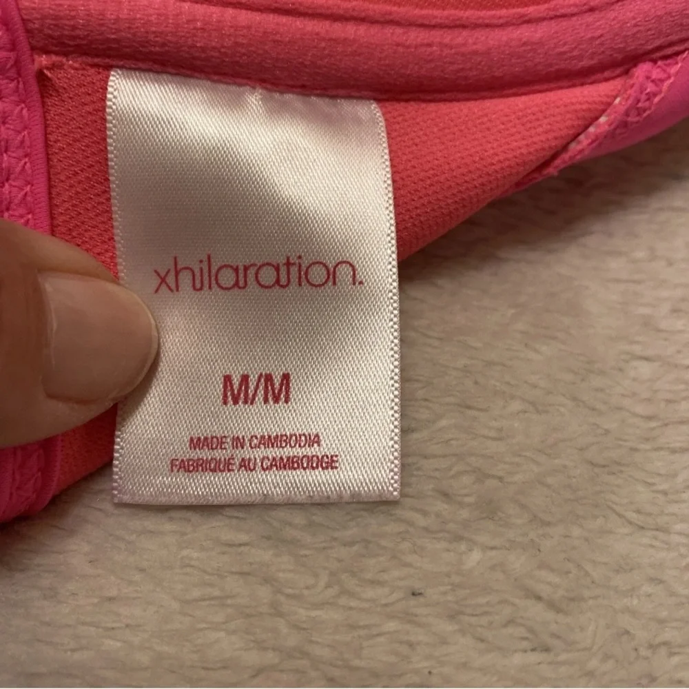 Shade & Shore Vibrant Pink Bikini with Multicolor Bottom